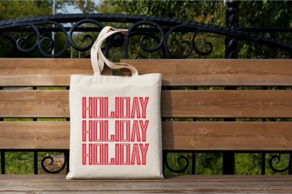 Dancing Holiday Font - Preview 4