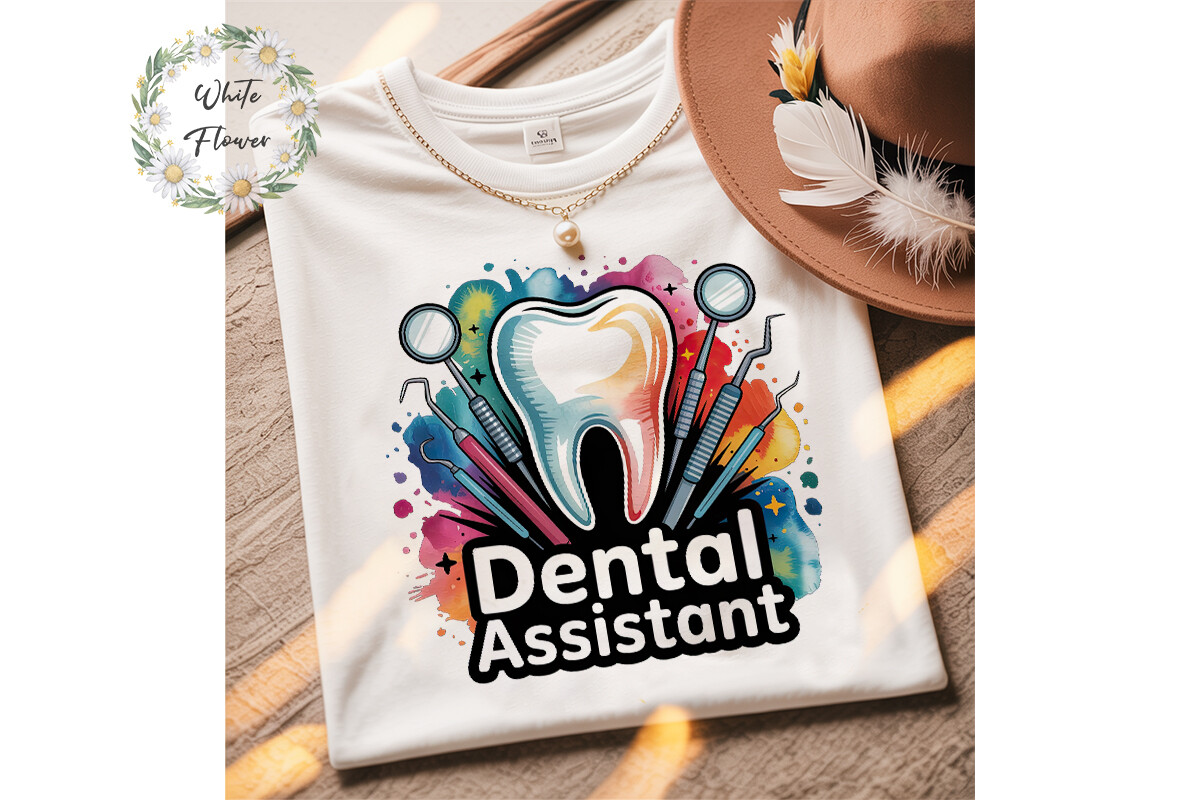 Dental Assistant Watercolor PNG Clipart - photo 3