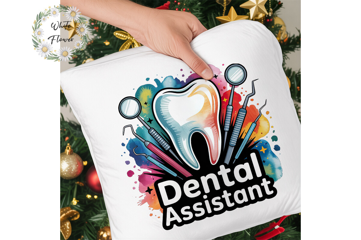 Dental Assistant Watercolor PNG Clipart - photo 4