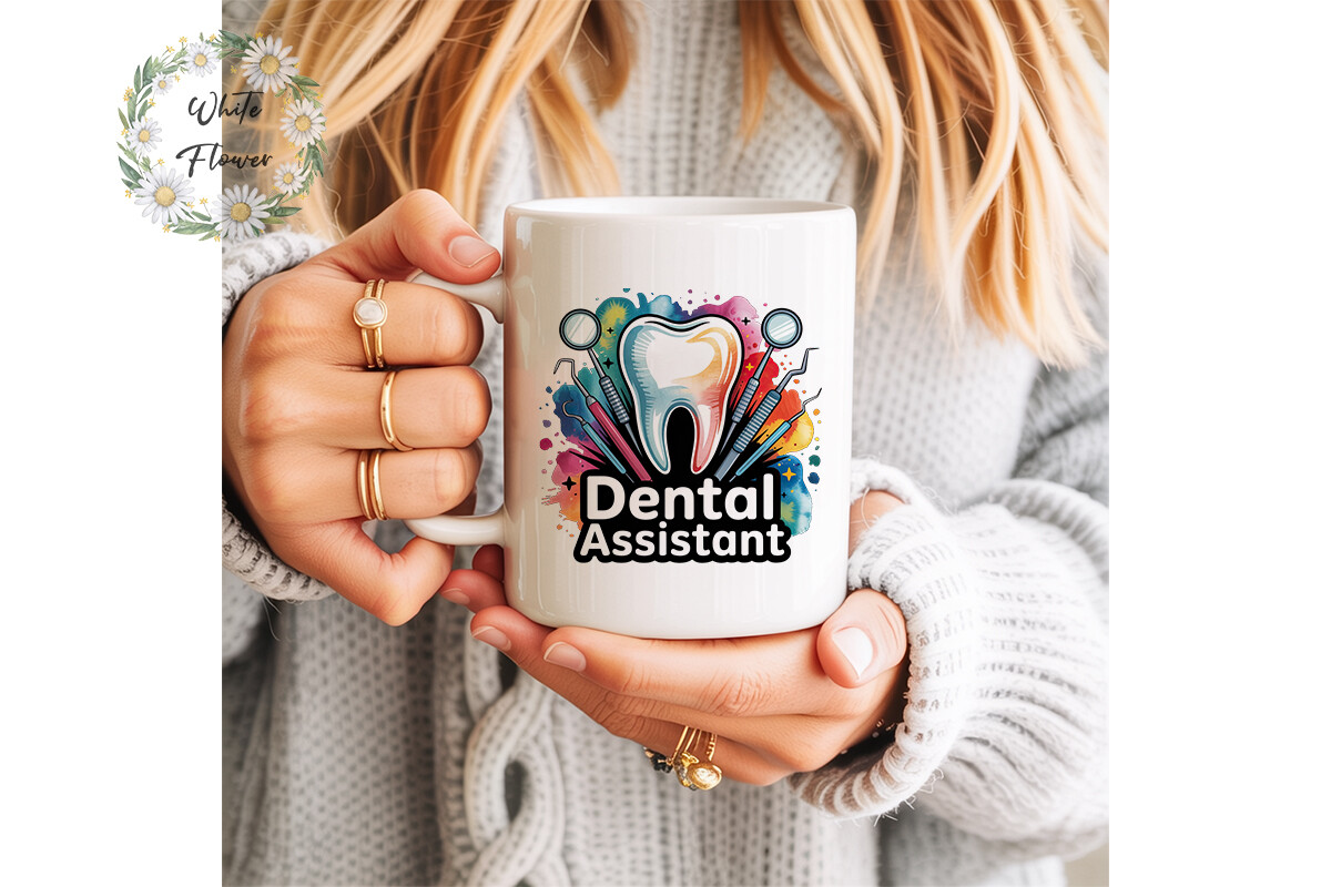 Dental Assistant Watercolor PNG Clipart - photo 5