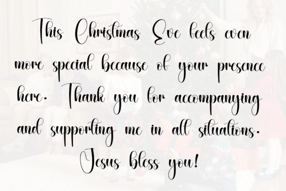 Family Christmas Font - Preview 5