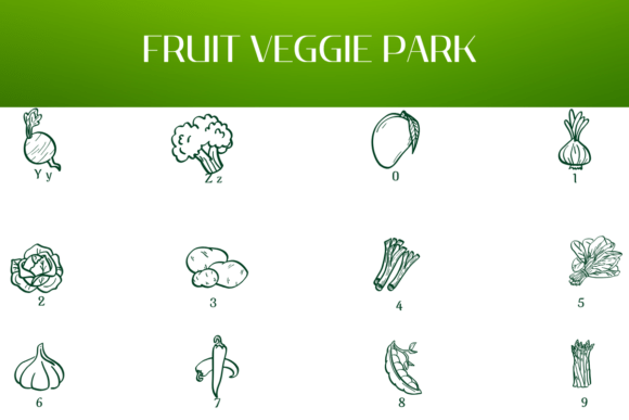 Fruit Veggie Park Font - Preview 2