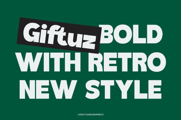 Giftuz Font - Preview 2