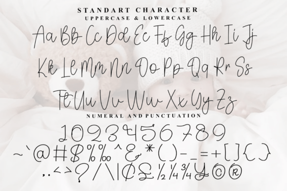 Glowing Wonderful Font PNG with transparent background - Preview 4