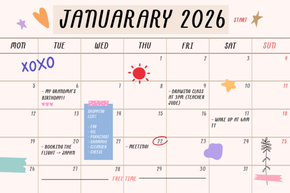 Journal Time Font PNG with transparent background - Preview 2