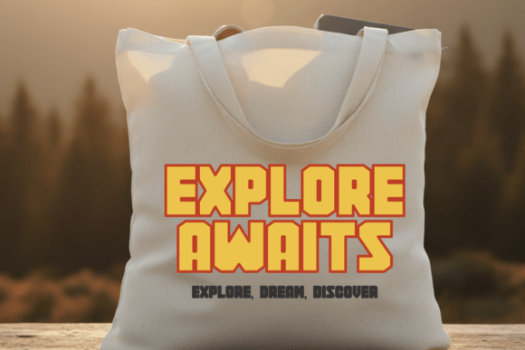 Retro Rumble Font PNG with transparent background - Preview 6