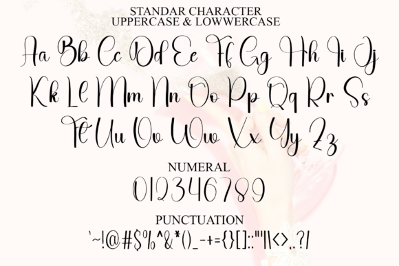 Samantha Vintage Font PNG with transparent background - Preview 6