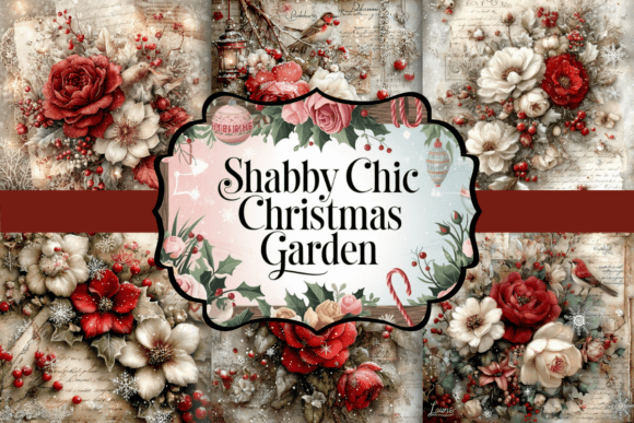 Shabby Chic Christmas Garden