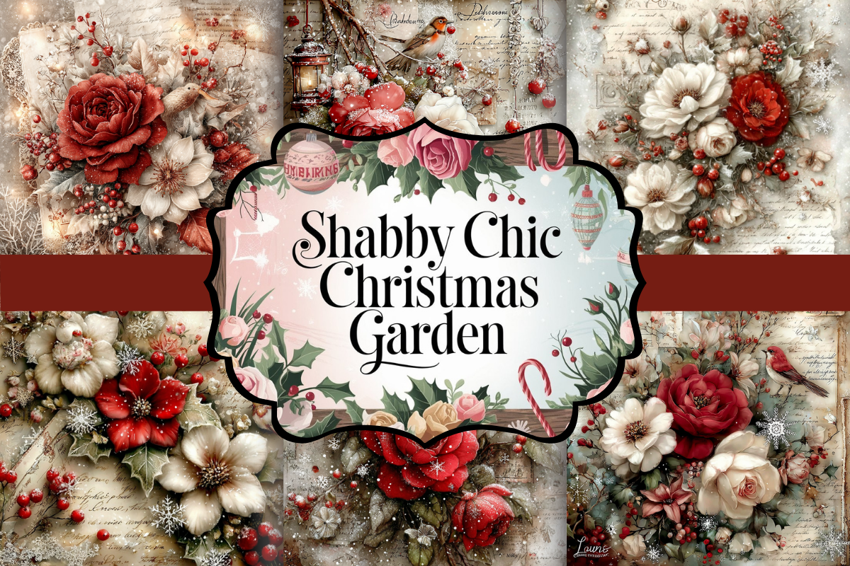 Shabby Chic Christmas Garden