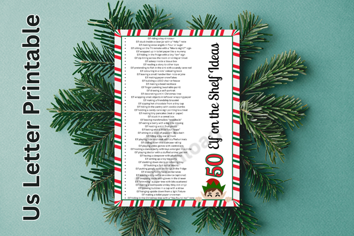 50 Elf on the Shelf Ideas List