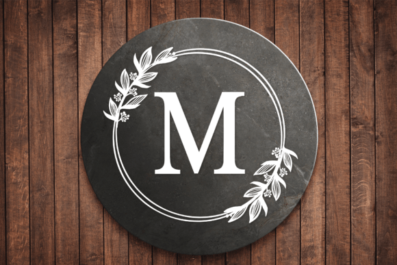 Abstract Floral Font - Preview 4