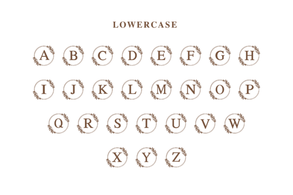 Abstract Floral Font - Preview 6