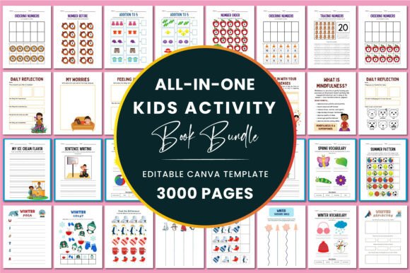 All-In-One Kids Activity Book Bundle