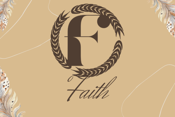 Avinelle Monogram Font PNG with transparent background - Preview 1