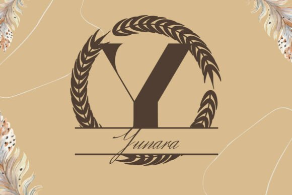 Avinelle Split Monogram Font - Preview 1