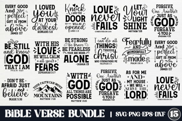 Bible Verse SVG Bundle
