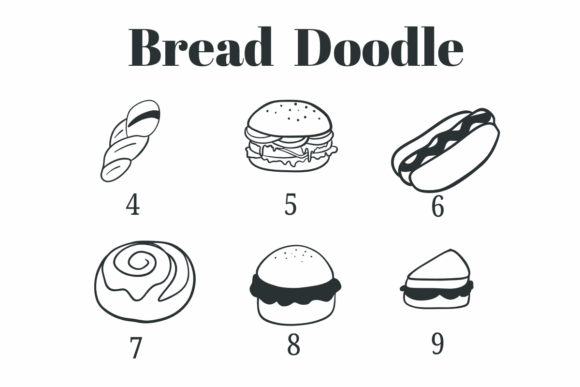 Bread Doodle Font - Preview 3
