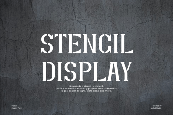 Brogsen Font - Preview 1
