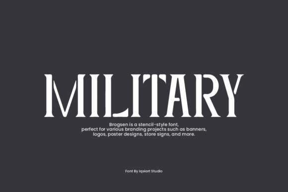 Brogsen Font - Preview 2