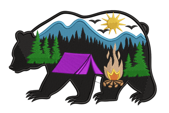 Camping Bear