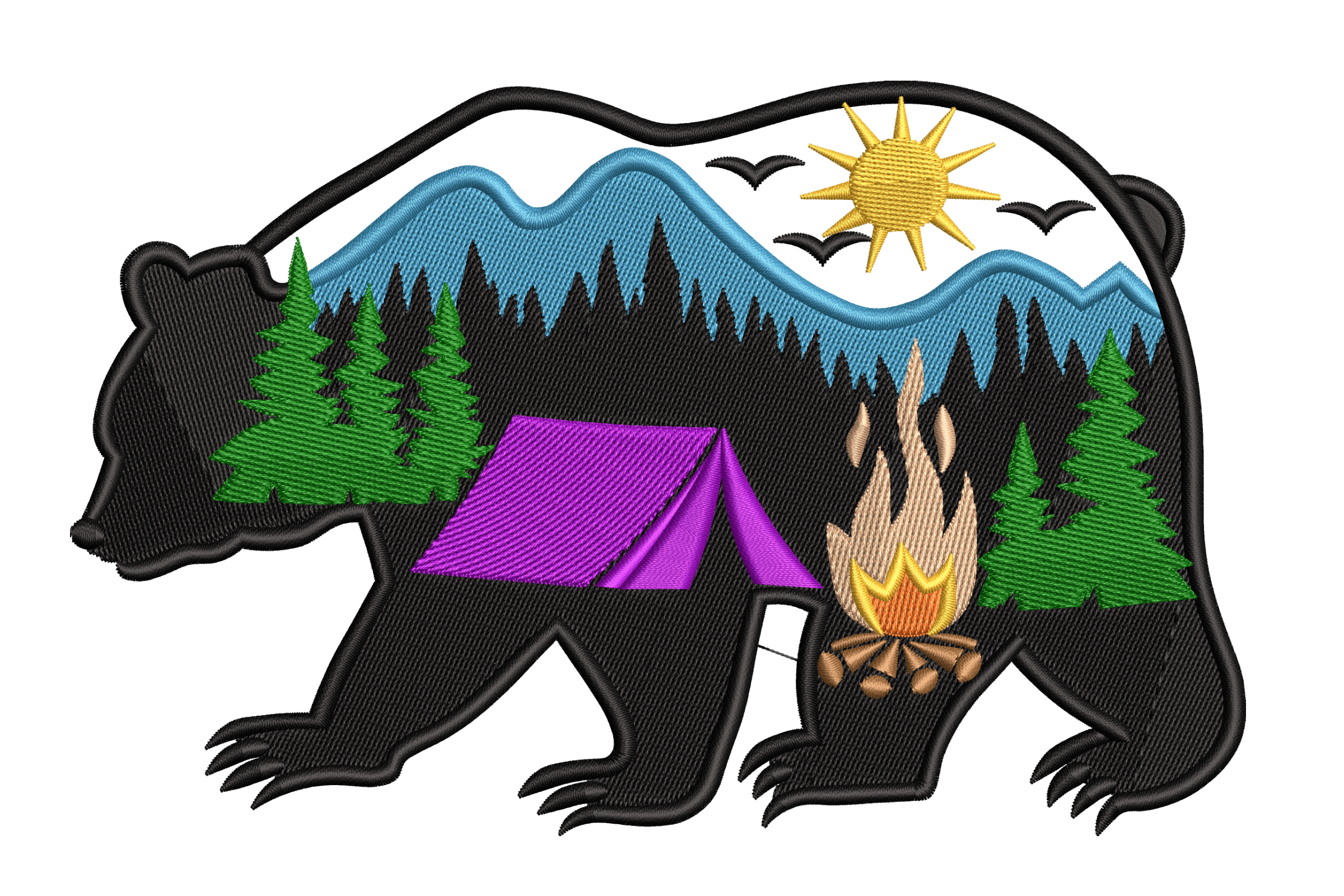 Camping Bear