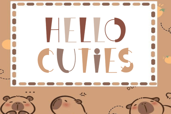 Cappybara Font - Preview 1