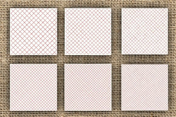 Crosshatch Design - Six Sizes