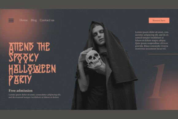 Death Day Font PNG with transparent background - Preview 6