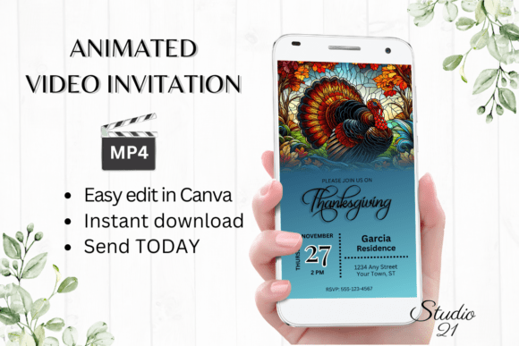 Electronic Thanksgiving Invitation