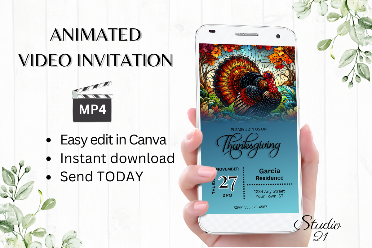 Electronic Thanksgiving Invitation