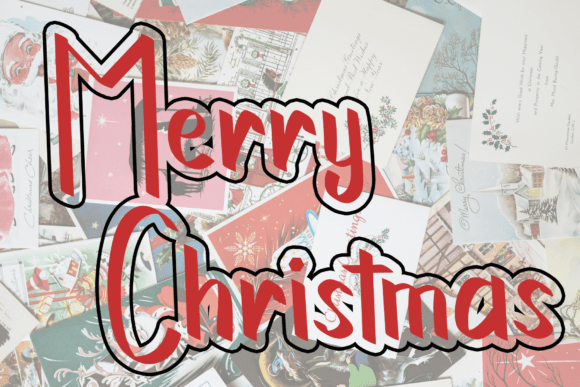 Happy Christmas Font - Preview 2
