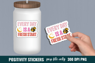 Positive Quotes Stickers Bundle Graphic by Styled Stock · Creative Fabrica
