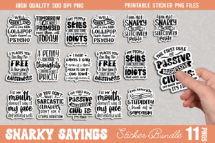 Sarcastic Quotes Sticker Bundle Graphic by Styled Stock · Creative Fabrica