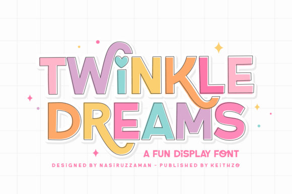 Twinkle Dreams Fuentes Display Fuente Por Keithzo (7NTypes)