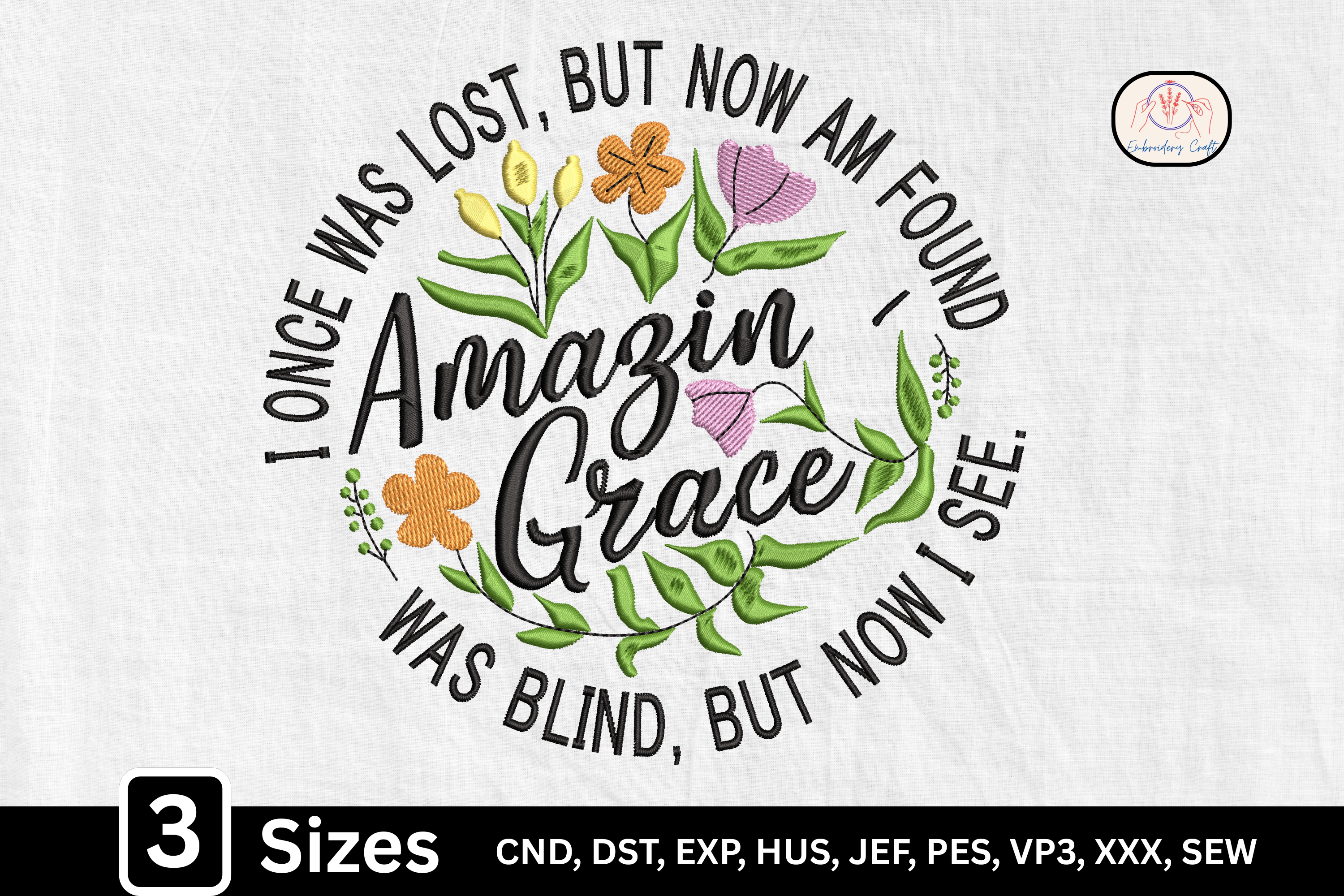 Wildflower Christian Quote Amazing Grace