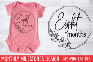 Baby Monthly Milestone SVG Bundle Graphic by Styled Stock Mock ...