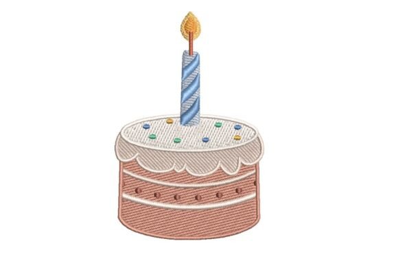 Birthday Cake with Candle
