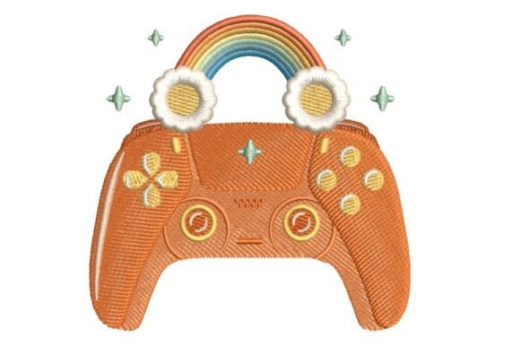 Boho Gamer Controller with Rainbow