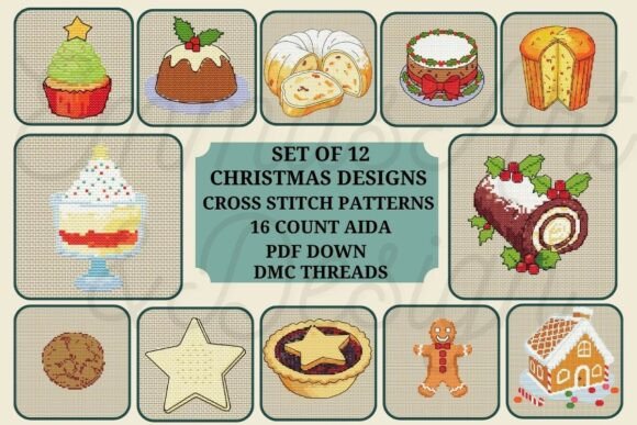 Christmas Baking Cross Stitch Patterns