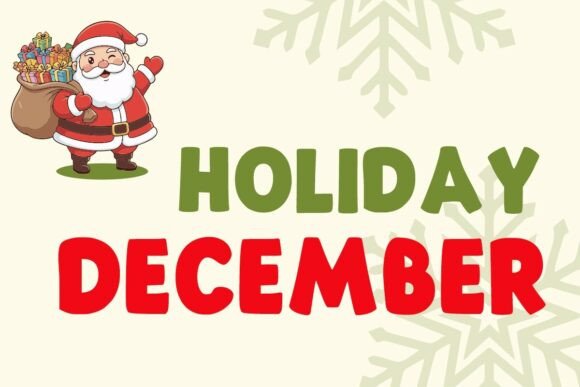 Christmas Winter Font - Preview 1