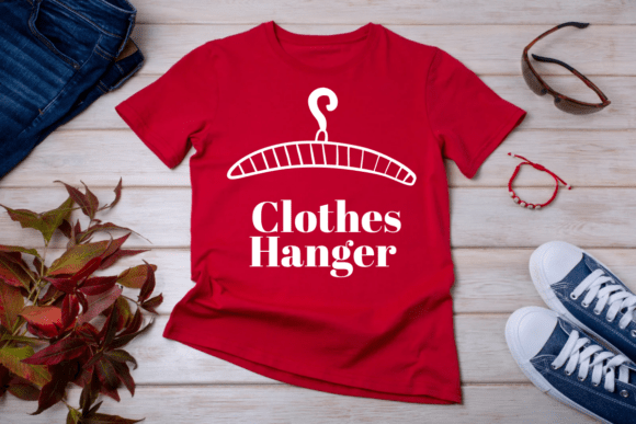 Clothes Hanger Font PNG with transparent background - Preview 4