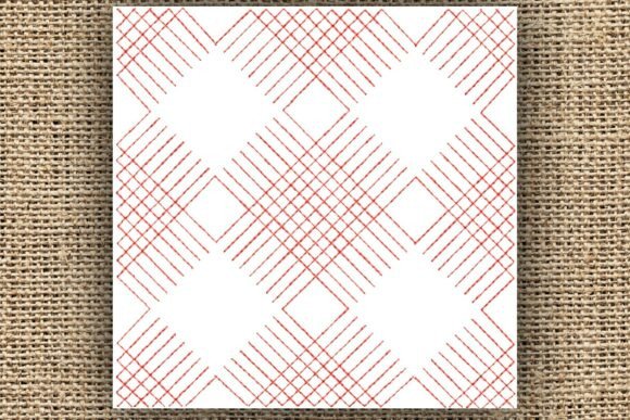 Crosshatch Design 2 - Seven Sizes