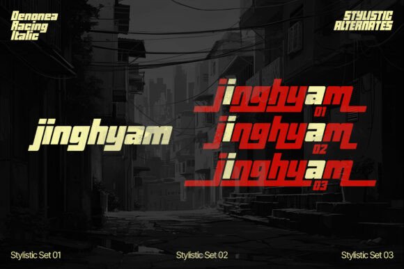 Denonea Racing Font - Preview 5