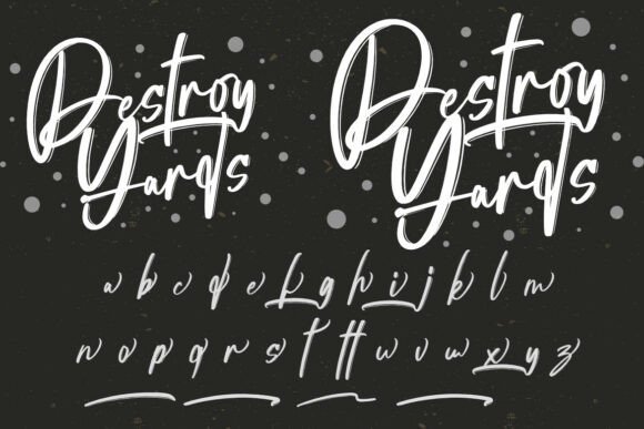 Destroy Yards Font - Preview 6