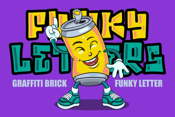 Graffiti Brick Font - Preview 1