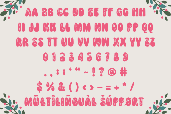 Pixie Mistletoe Font PNG with transparent background - Preview 4
