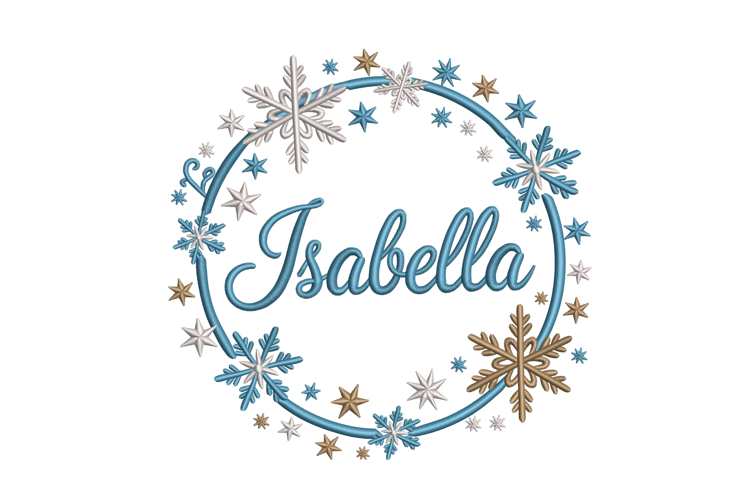 Snowflake Name Wreath – Christmas