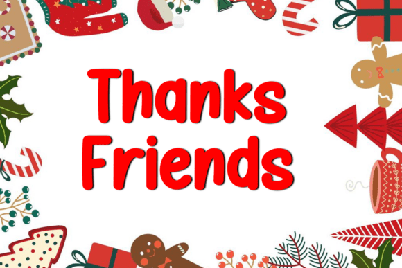 Christmas Jellyshake Font - Preview 4