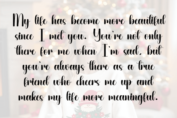 Chubby Christmas Font - Preview 6