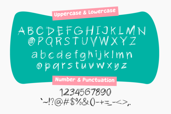 Crayon World Font PNG with transparent background - Preview 5
